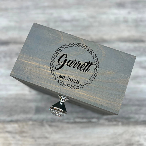 Cookbook Alternative Recipe Box with Wooden Divider Option - Personalized Wood Recipe Box - Engraved Recipe Box - Wedding Gift - Wood Recipe Cards
