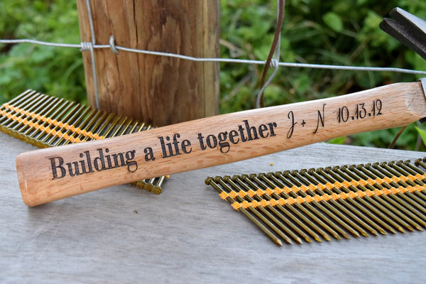 Building a Life Together Engraved Hammer