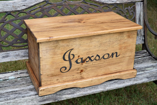 23x13x13 Kids Toy Chest with Inside Lid Engraving