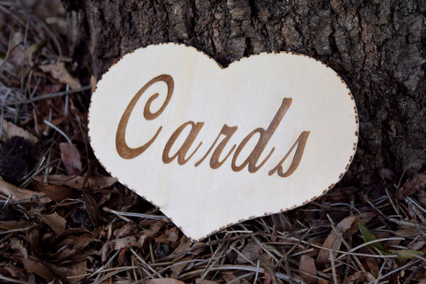 6" CARDS Heart