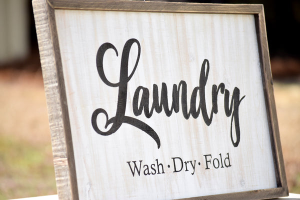 Farmhouse Style Laundry Room Sign