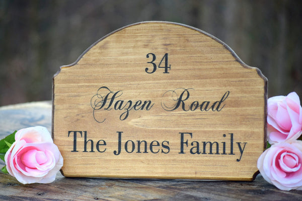 Personalized Home Address Plaque