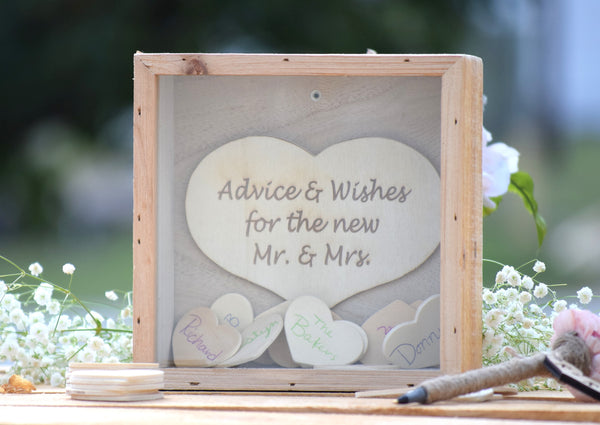 Wedding Advice Shadow Box