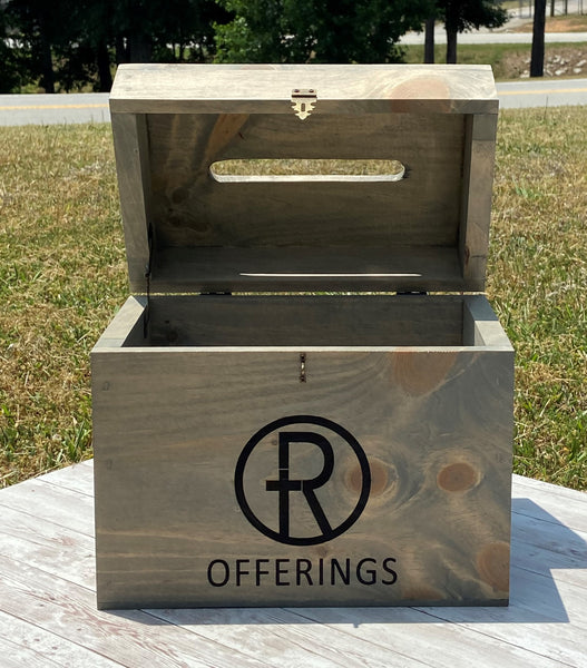 Custom Engraved Church Offering Donation Box