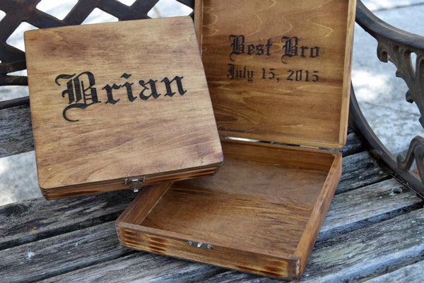 Personalized Cigar Box - Groomsman Gift