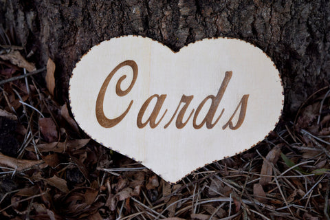 6" CARDS Heart