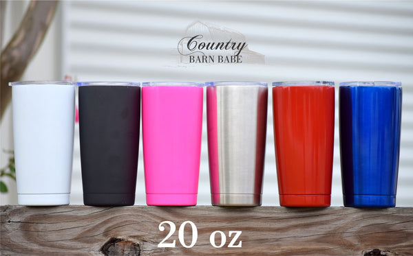 Personalized Monogrammed Engraved Tumbler