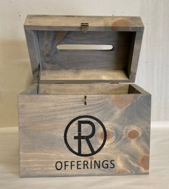 Custom Engraved Church Offering Donation Box