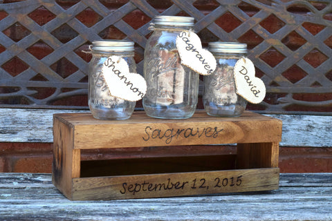 Three Jar Unity Set with Personalized Crate