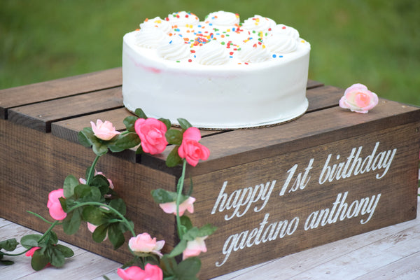 Personalized Cake Stand