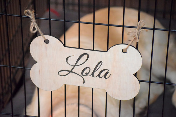 Personalized Dog Name Kennel Sign