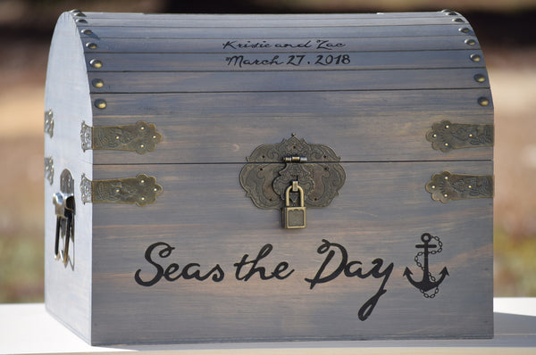 Nautical Seas the Day Card Box