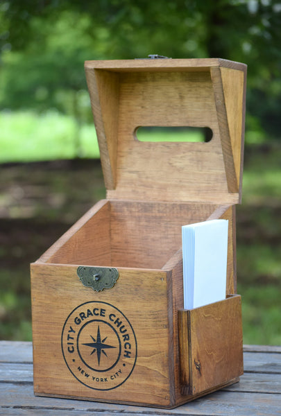 Custom Engraved Church Offering/Donation Box