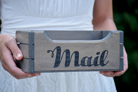 Wooden Mail Holder