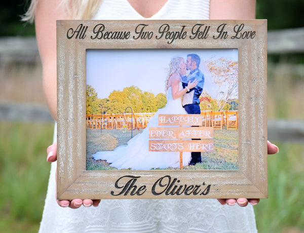 Barnyard Style Personalized Picture Frame