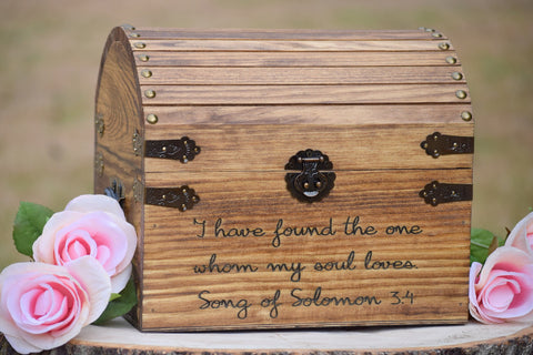 Rustic Wooden Card Box - Rustic Wedding Card Box – Country Barn Babe