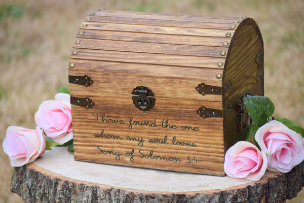 I Have Found the One Whom My Soul Loves Song of Solomon 3:4 Keepsake Chest
