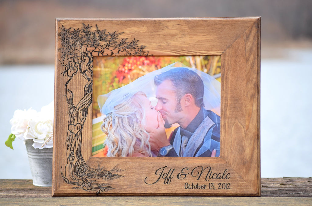 Personalized 5th Wedding Anniversary Double Photo Frame Gift Ideas -  LifeSong Milestones