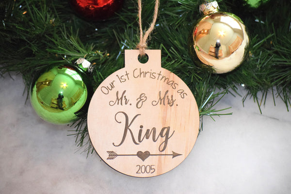 First Christmas Personalized Ornament