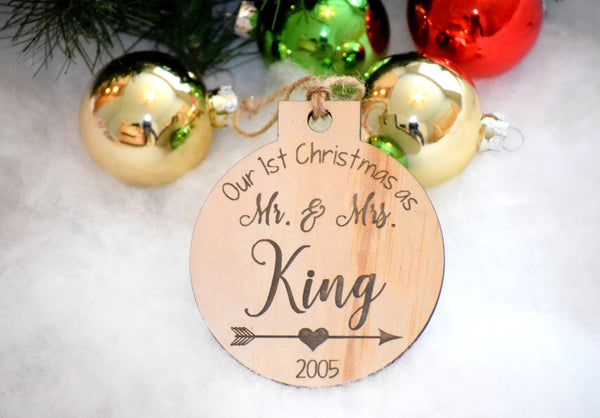 First Christmas Personalized Ornament
