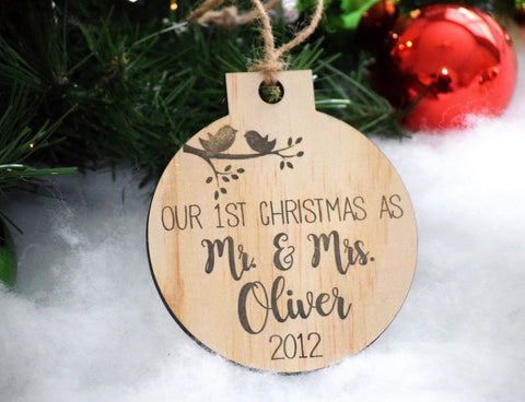 Our First Christmas Personalized Ornament