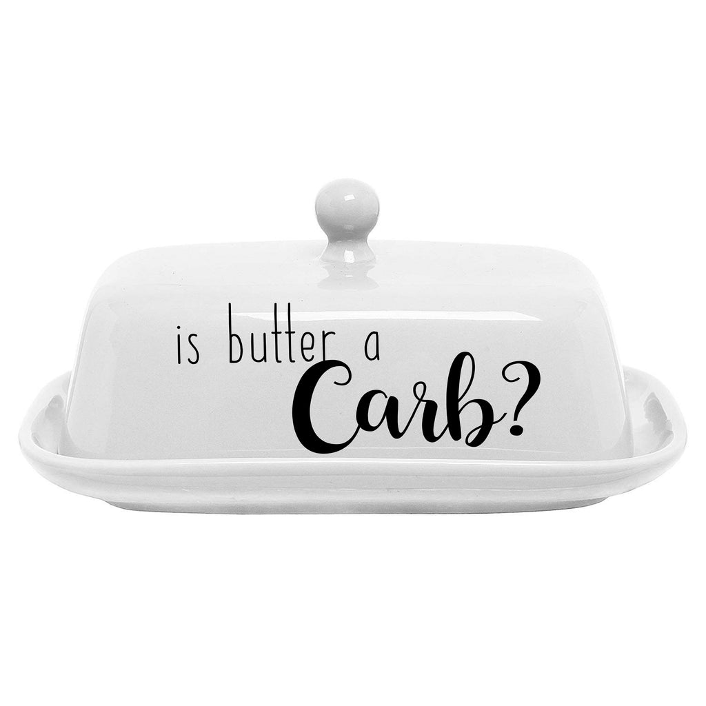 Is Butter A Carb Porcelain Butter Dish