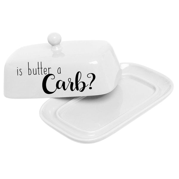 Is Butter A Carb Porcelain Butter Dish