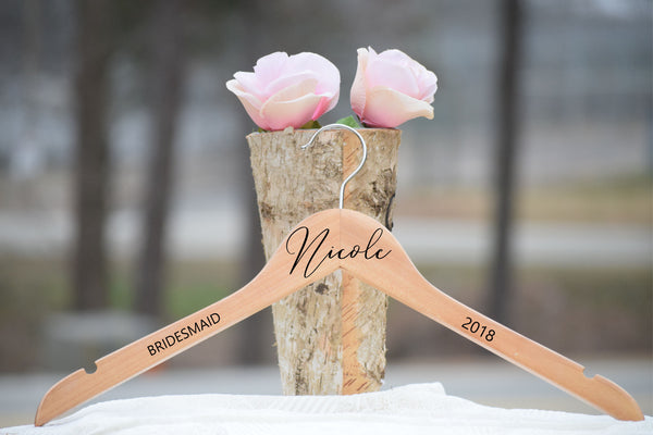 Personalized Bridesmaid Hanger