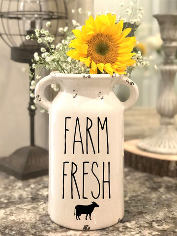 Farm Fresh Milk Jug