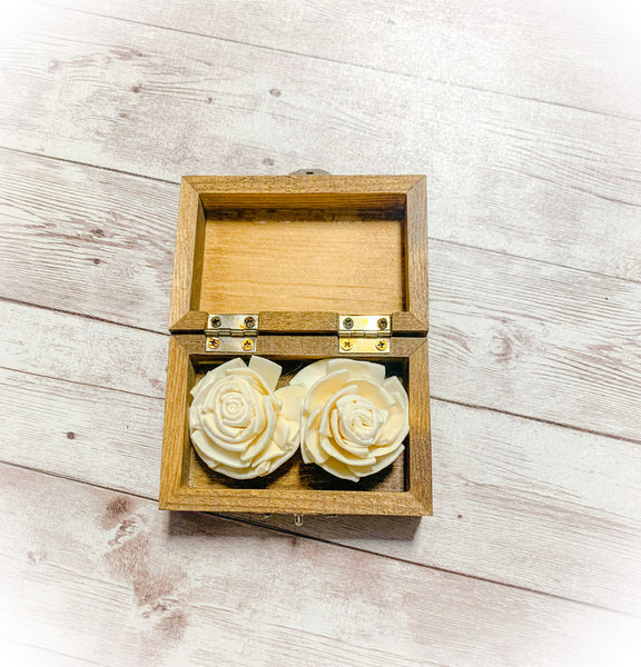 Personalized Sola Flower Ring Bearer Box-Small